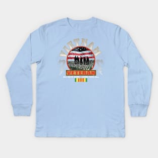 Vietnam Veteran Kids Long Sleeve T-Shirt